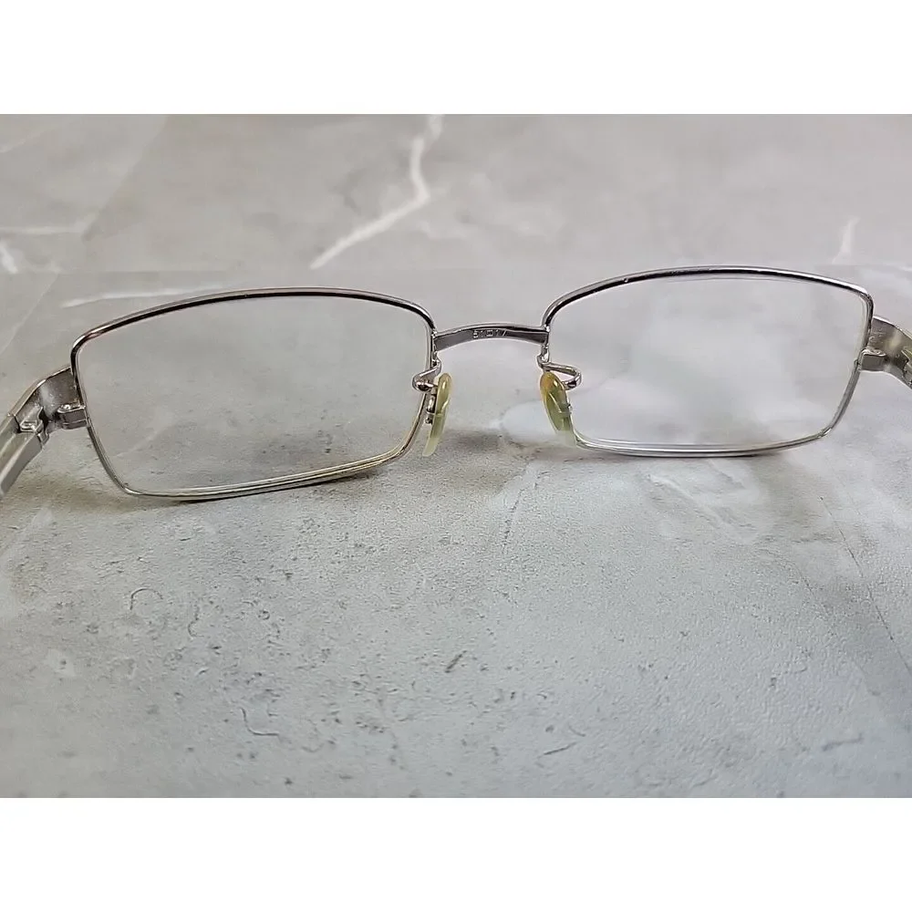 Ray Ban‎ RB6184 2634 Silver Rectangle Eyeglasses Frames Only 51-17 140